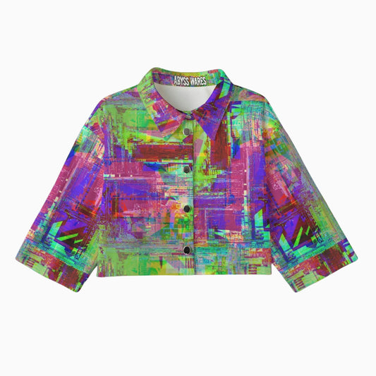 glitchscape bolero cropped jackert