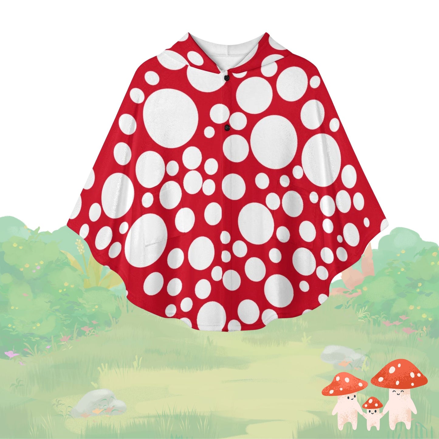 Gnome Mushroom Cuddle Cloak
