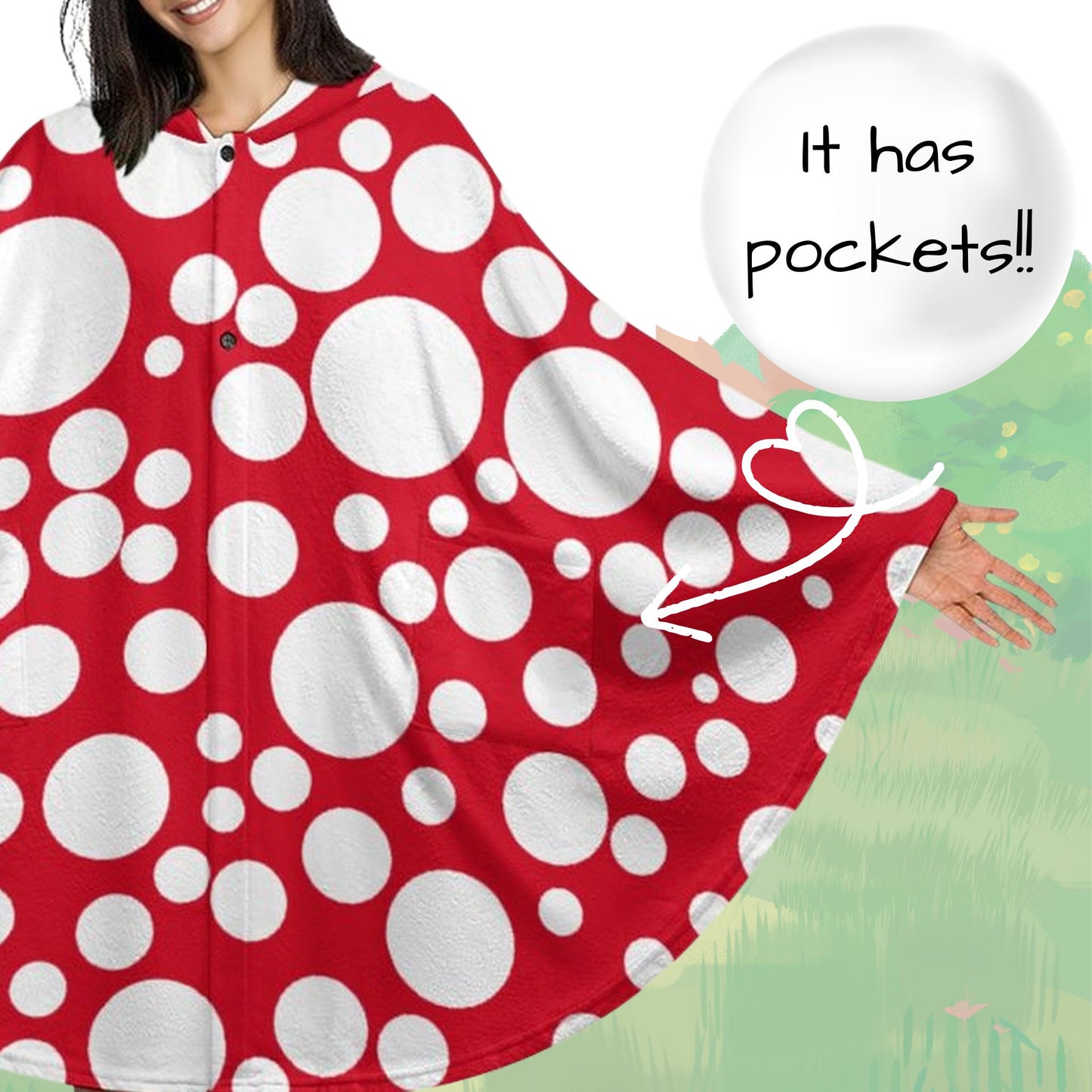 Gnome Mushroom Cuddle Cloak