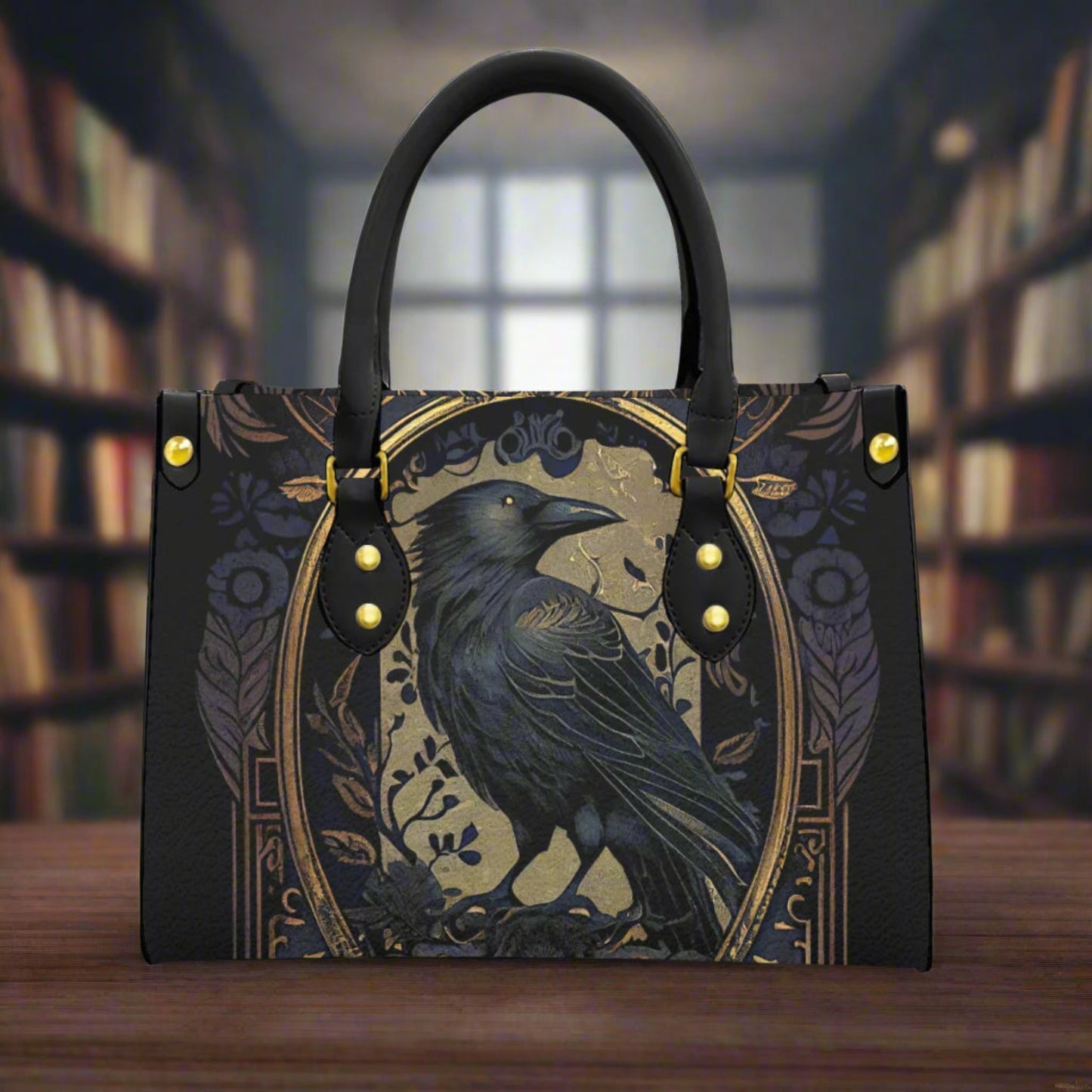 Golden Raven Witch Purse