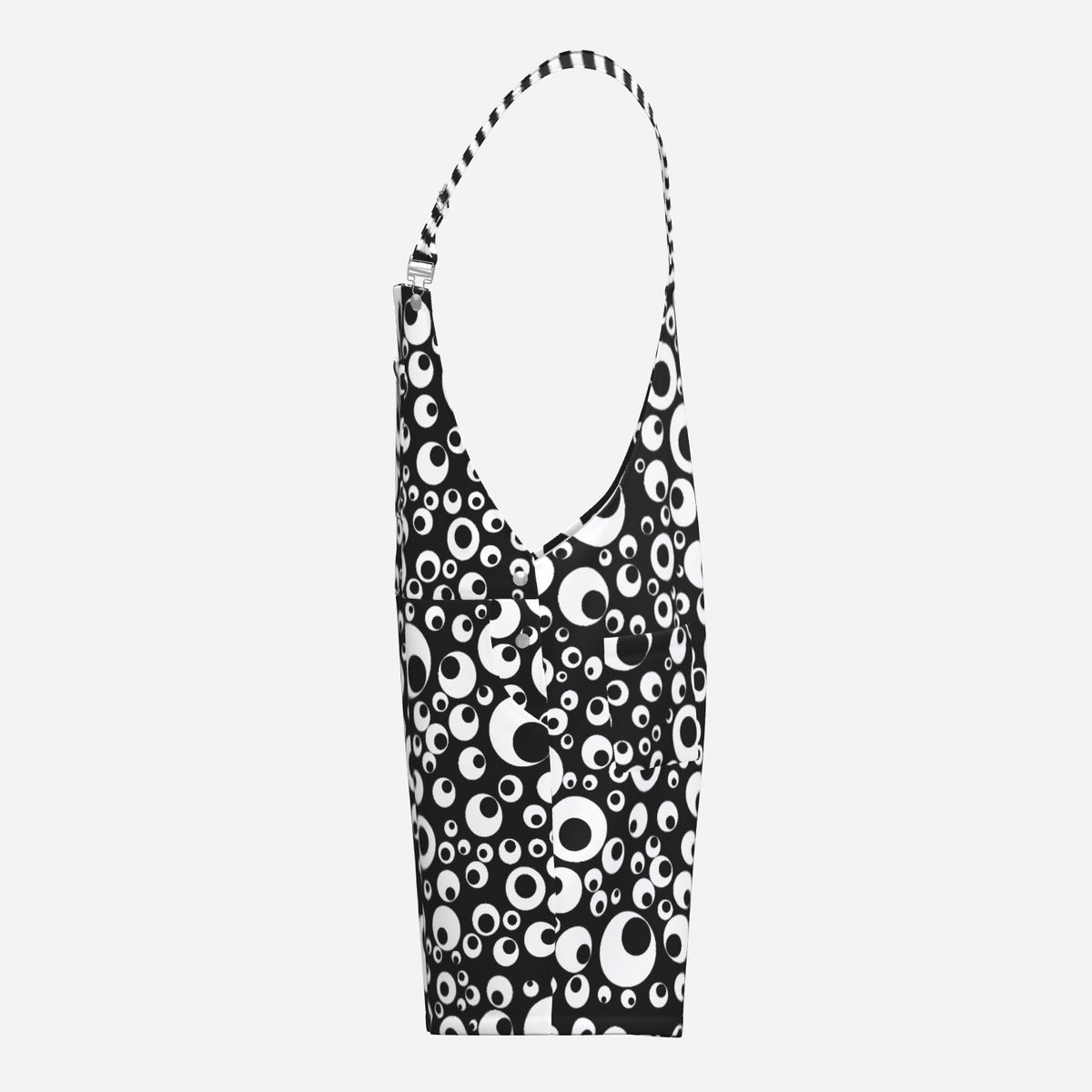 Shortie Overalls Googly Eyes Weirdcore Dungaree Shorts Romper