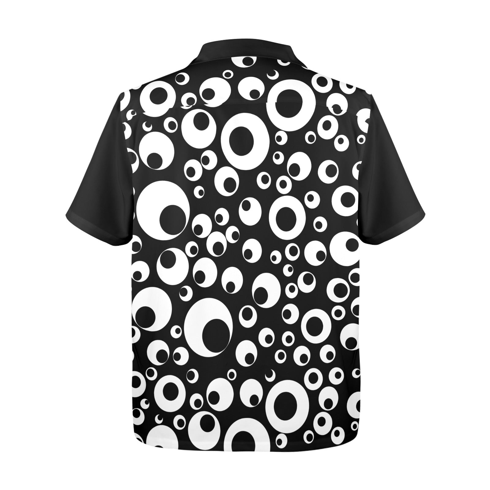 Googly Eye Bowling Shirt USA-made back view