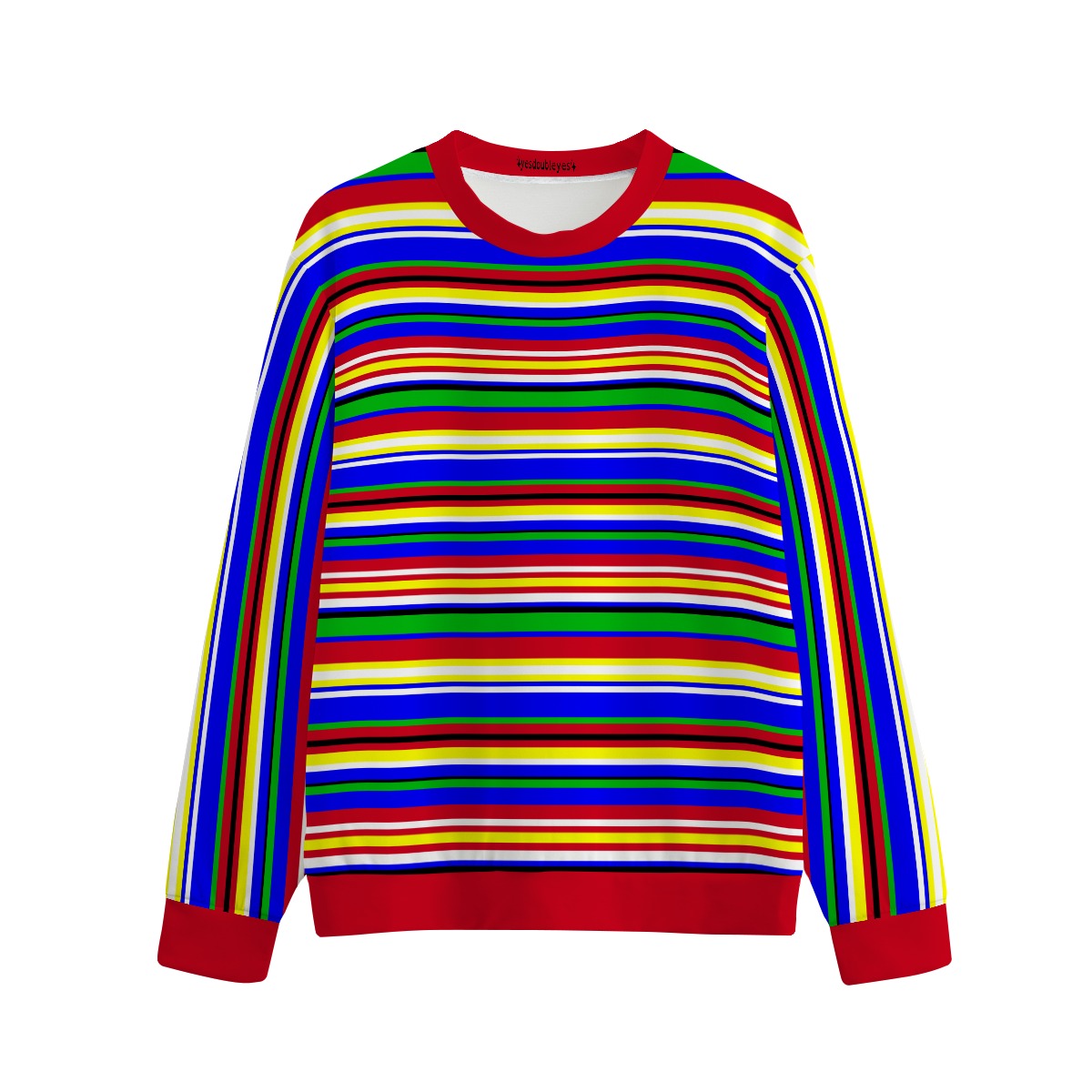 Happy Stripes Clowncore Sweatshirt