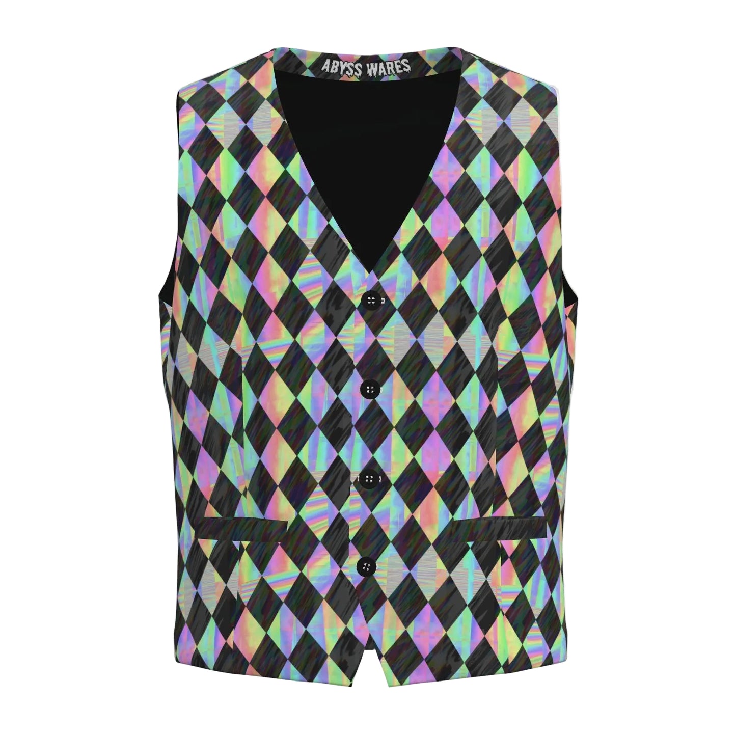 Holo Harlequin Mens Fancy Suit Vest