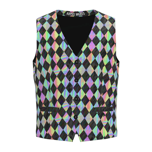 Holo Harlequin Mens Fancy Suit Vest
