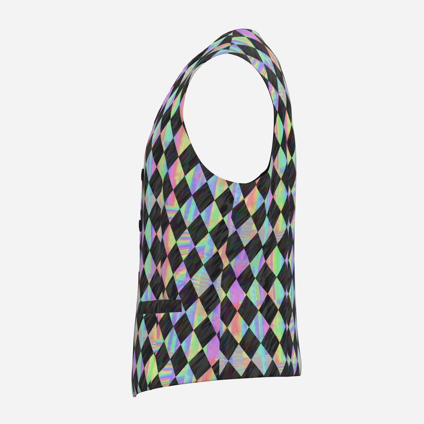 Holo Harlequin Mens Fancy Suit Vest