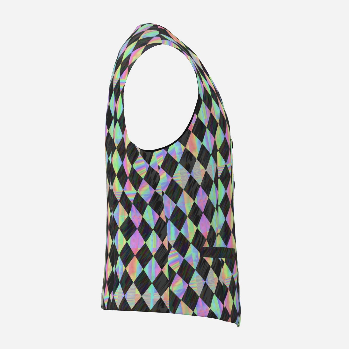 Holo Harlequin Mens Fancy Suit Vest