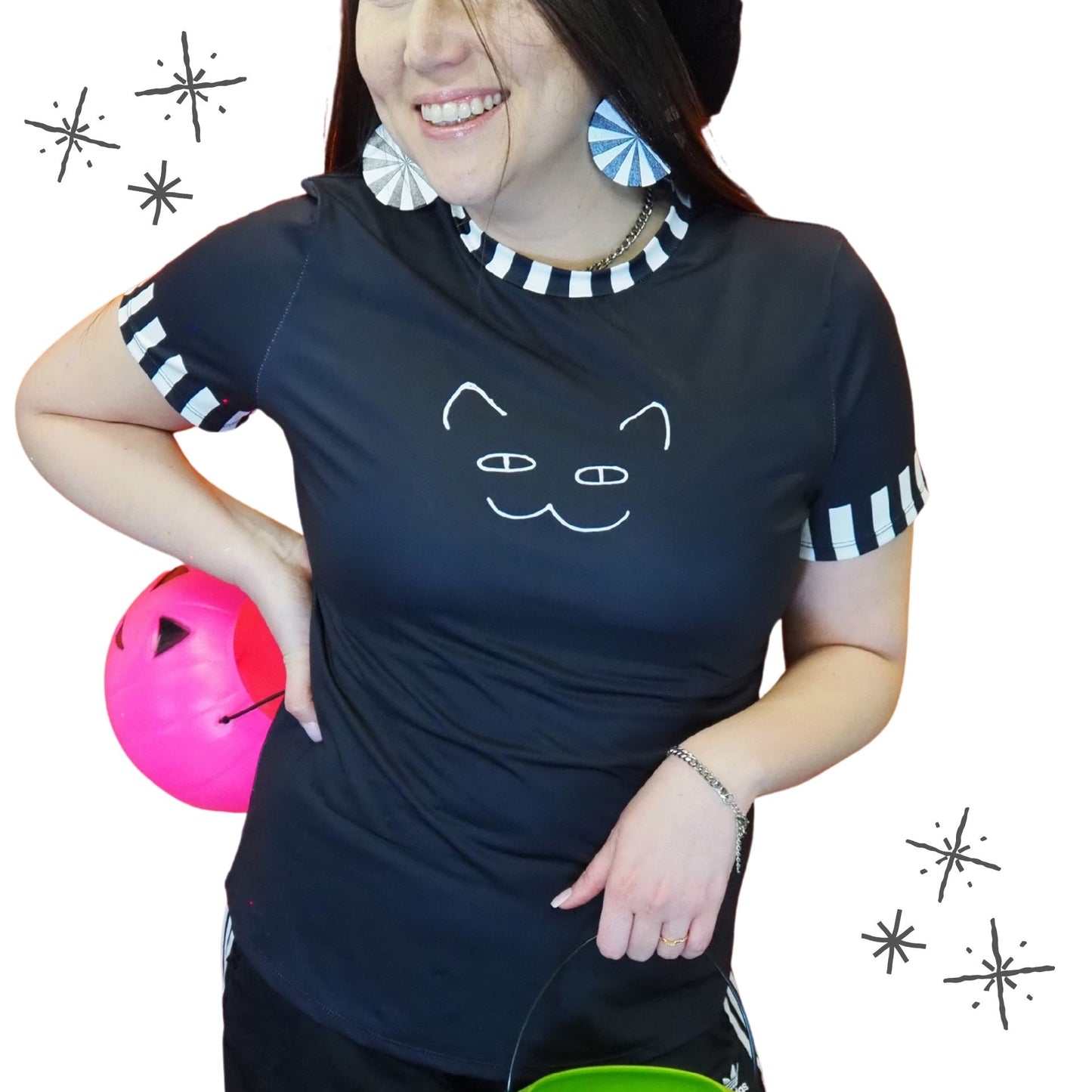 Howdy Kitten Black Cat Shirt