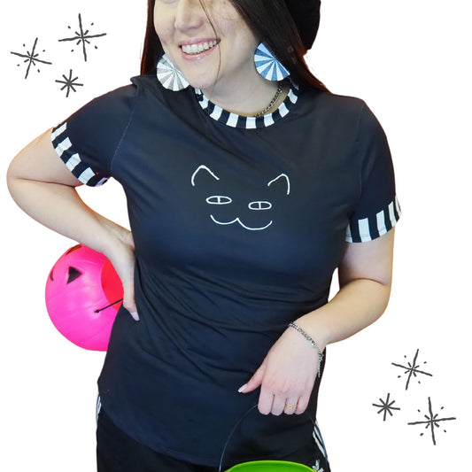 Howdy Kitten Black Cat Shirt
