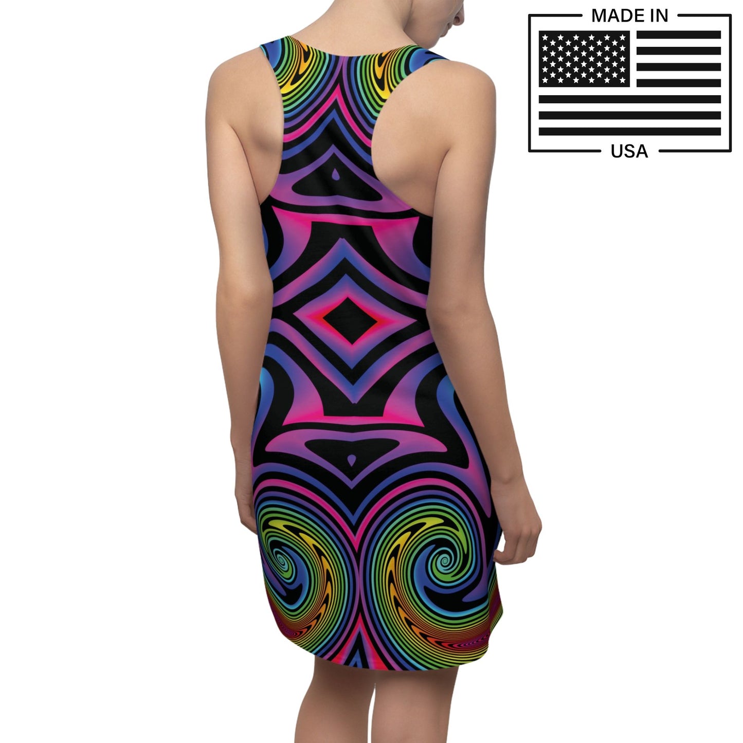 Hypno Rainbow Tank Dress