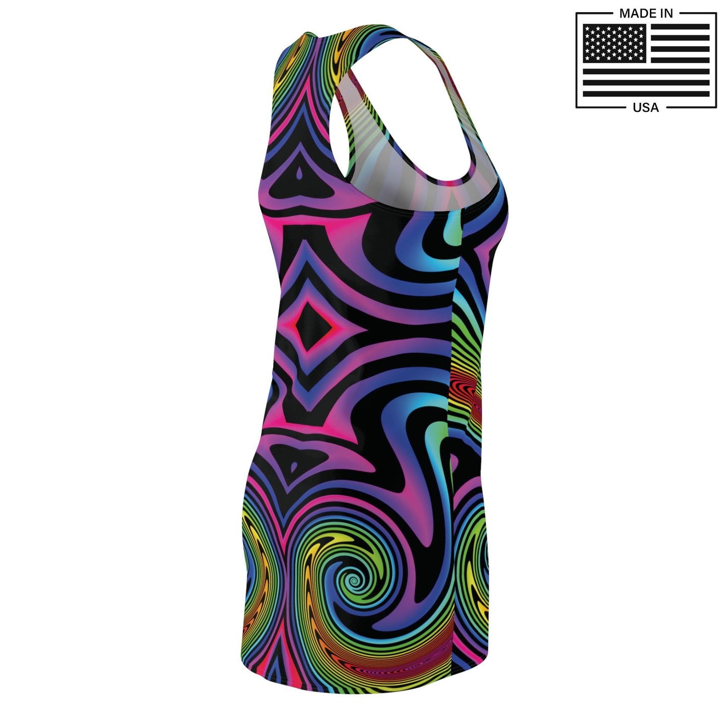 Hypno Rainbow Tank Dress