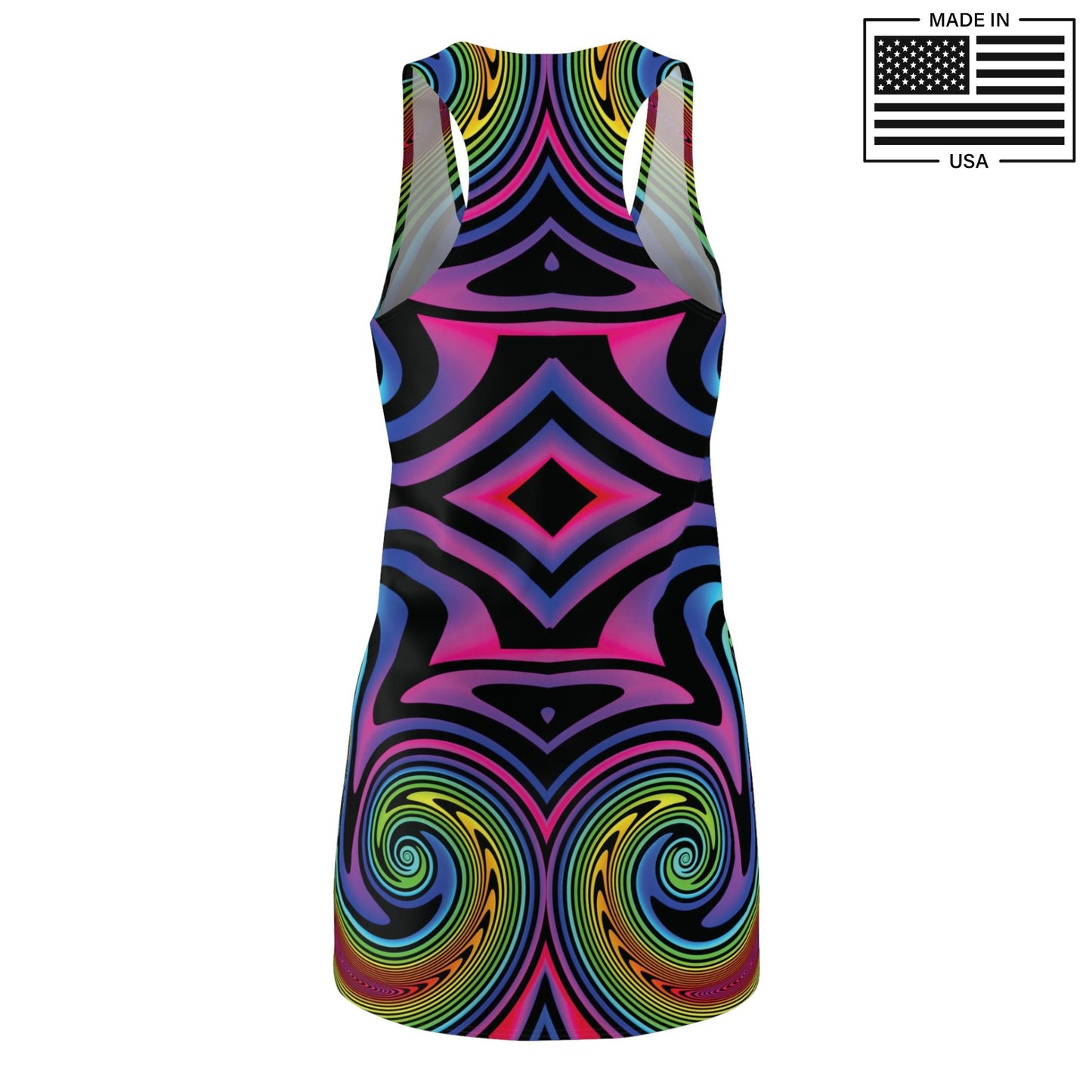 Hypno Rainbow Tank Dress