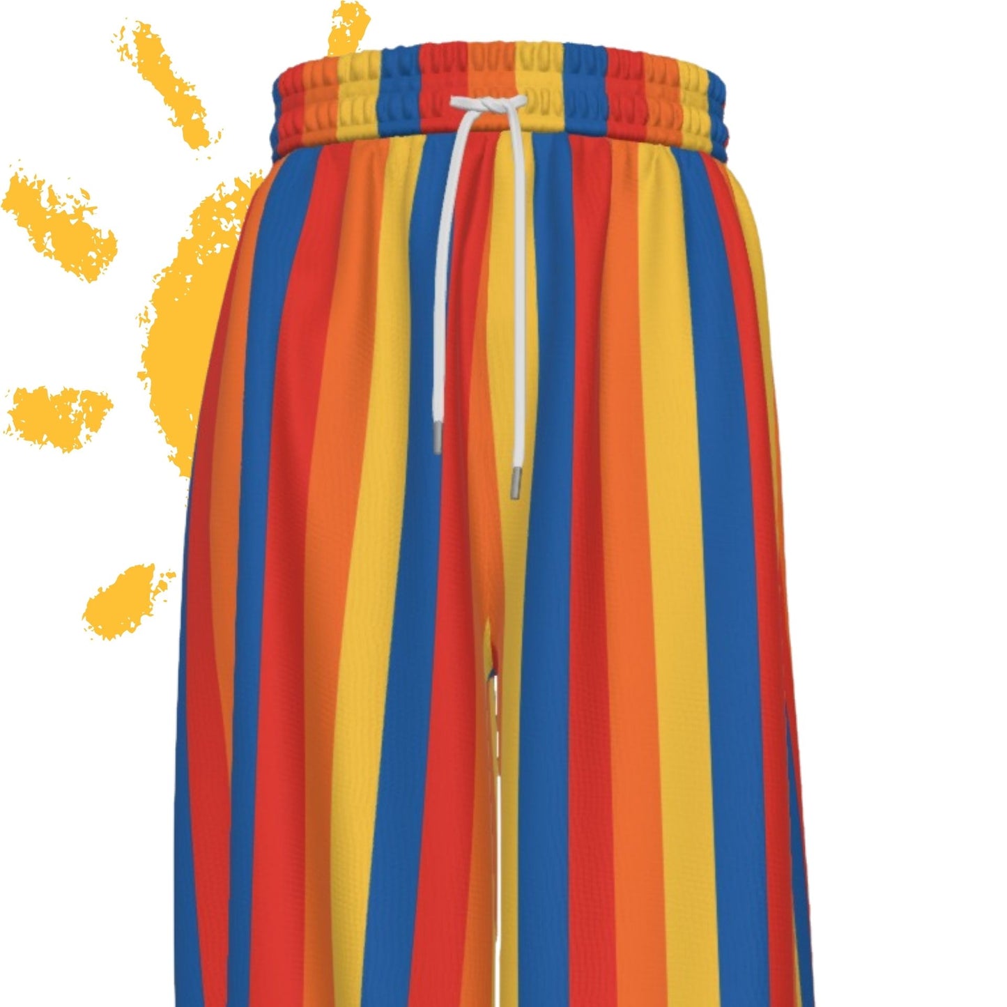 Fröhliche gestreifte Ballon-Clown-Hose