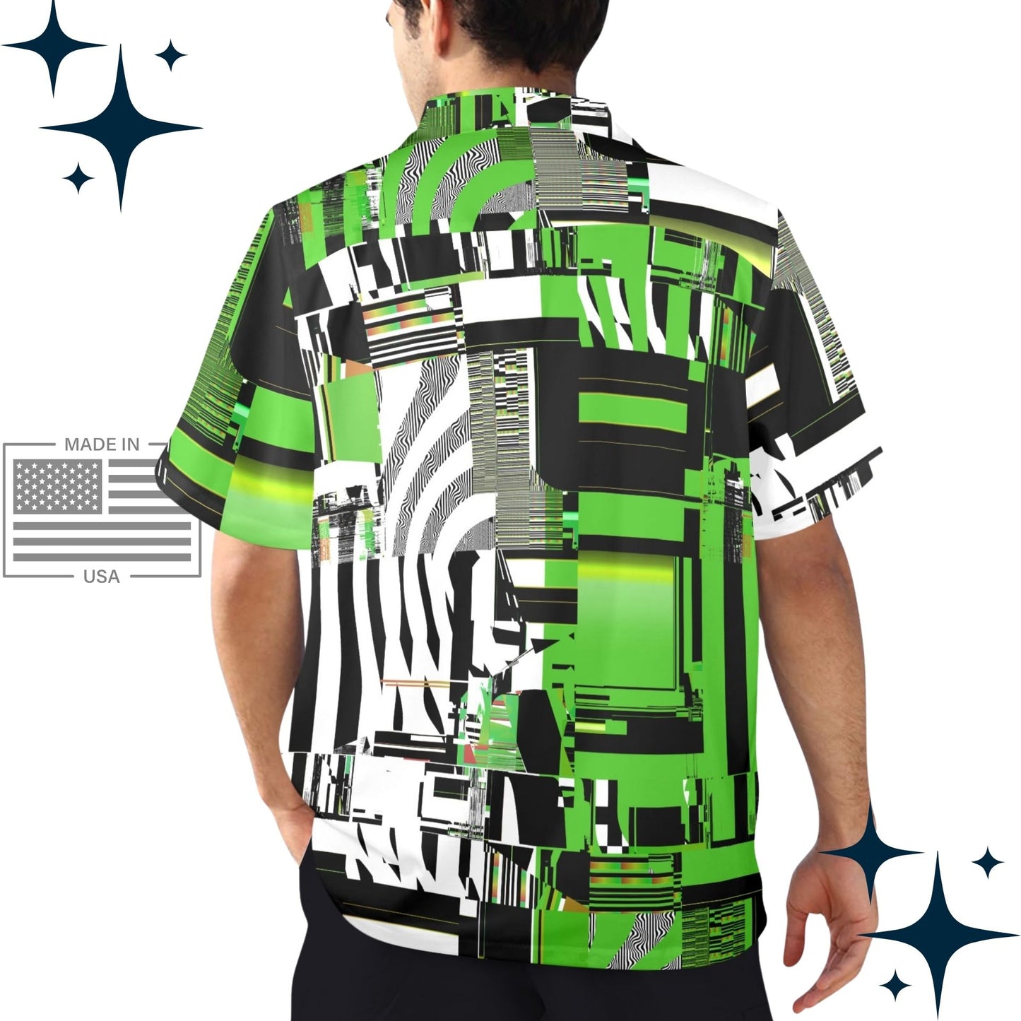 Killscreen Green Bowling Shirt USA-made
