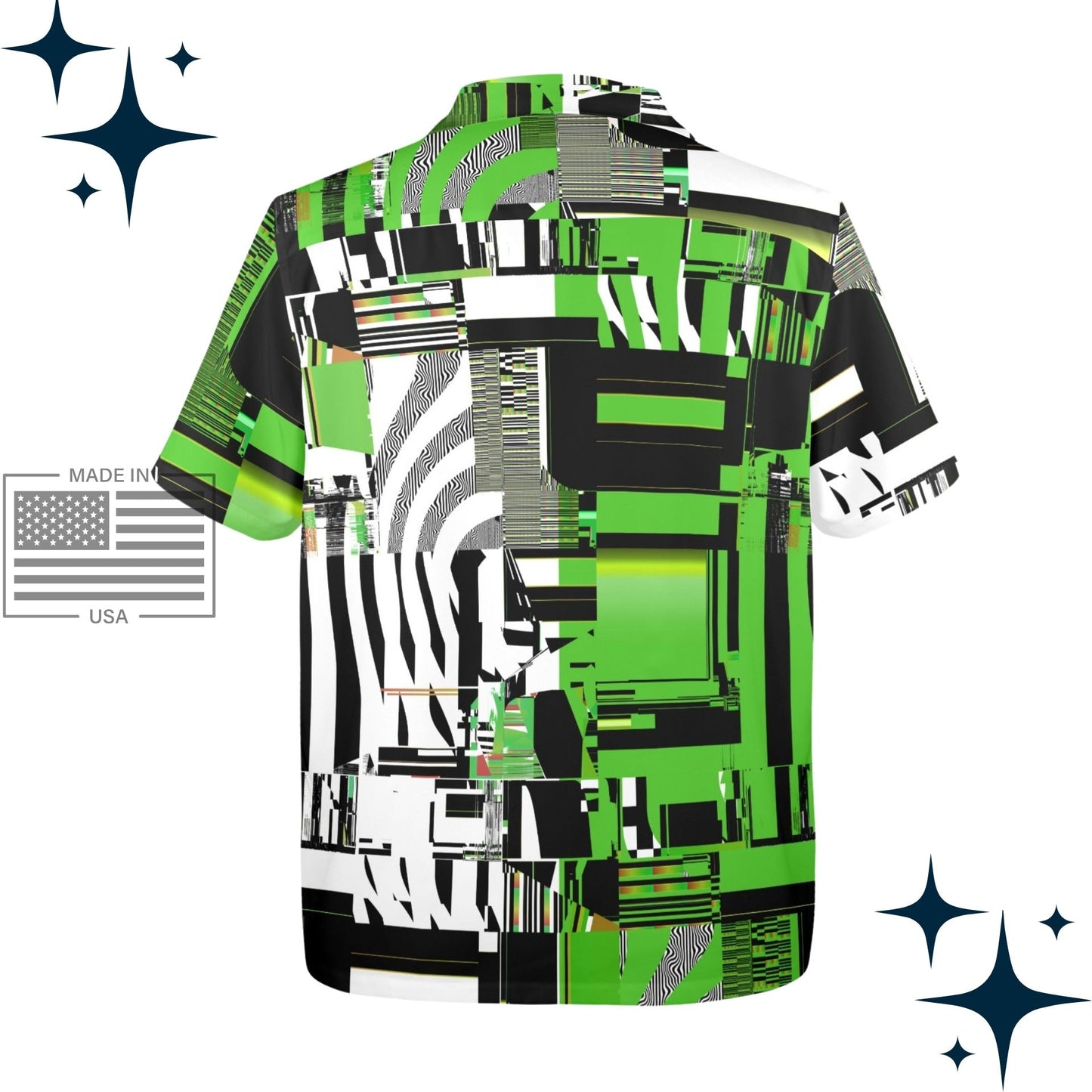 Killscreen Green Bowling Shirt USA-made