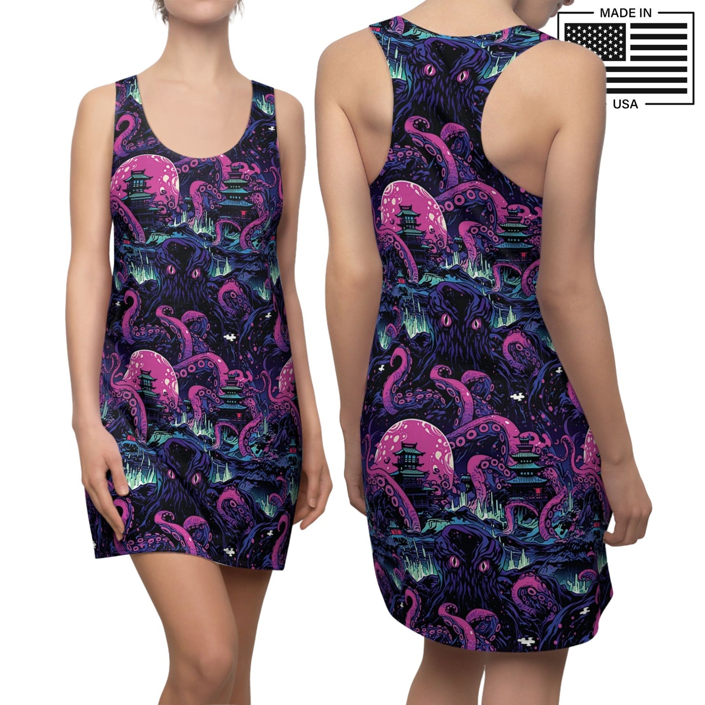 Kraken Invades Tokyo! Anime Tank Dress