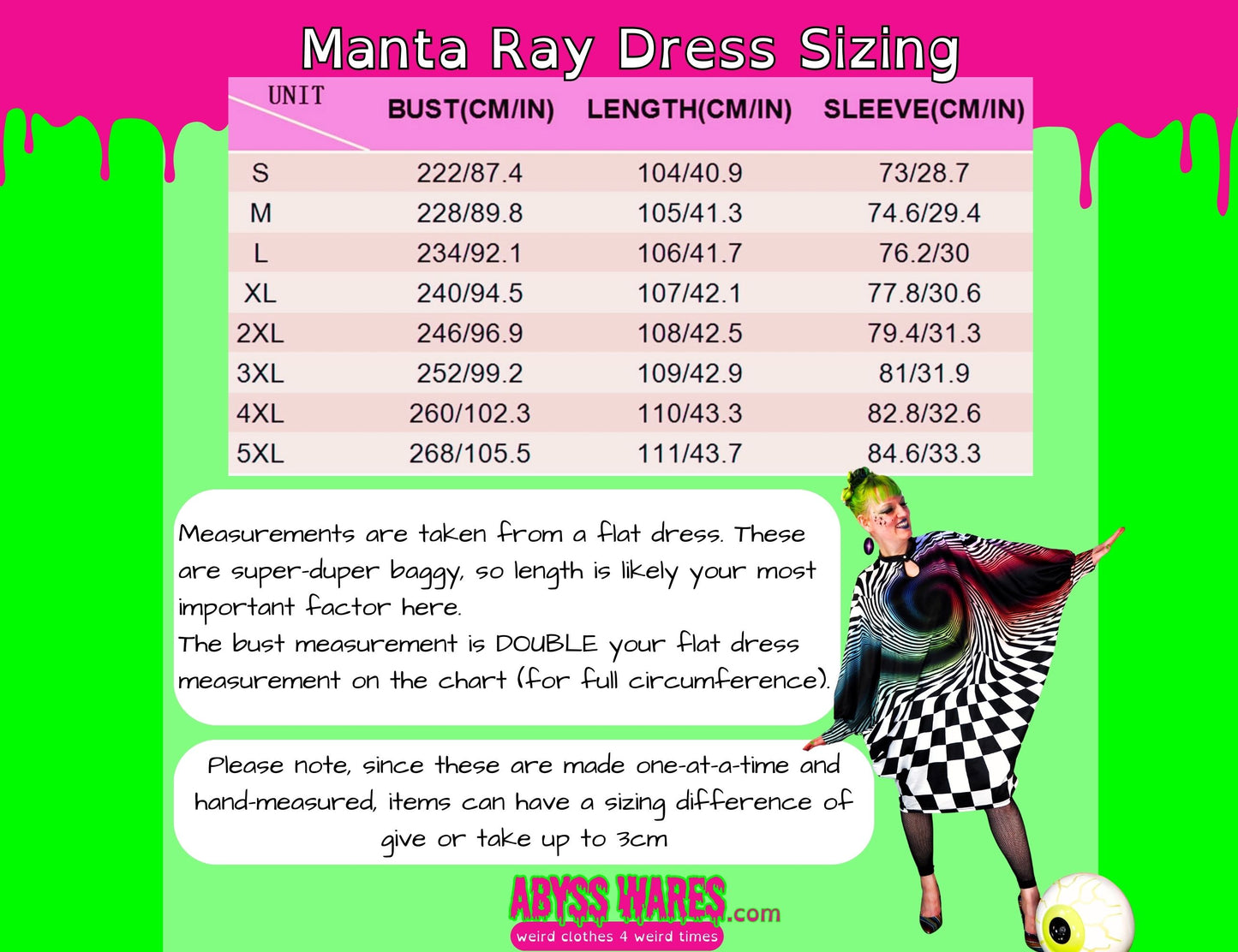 Rainbow Portal Manta Ray Dress