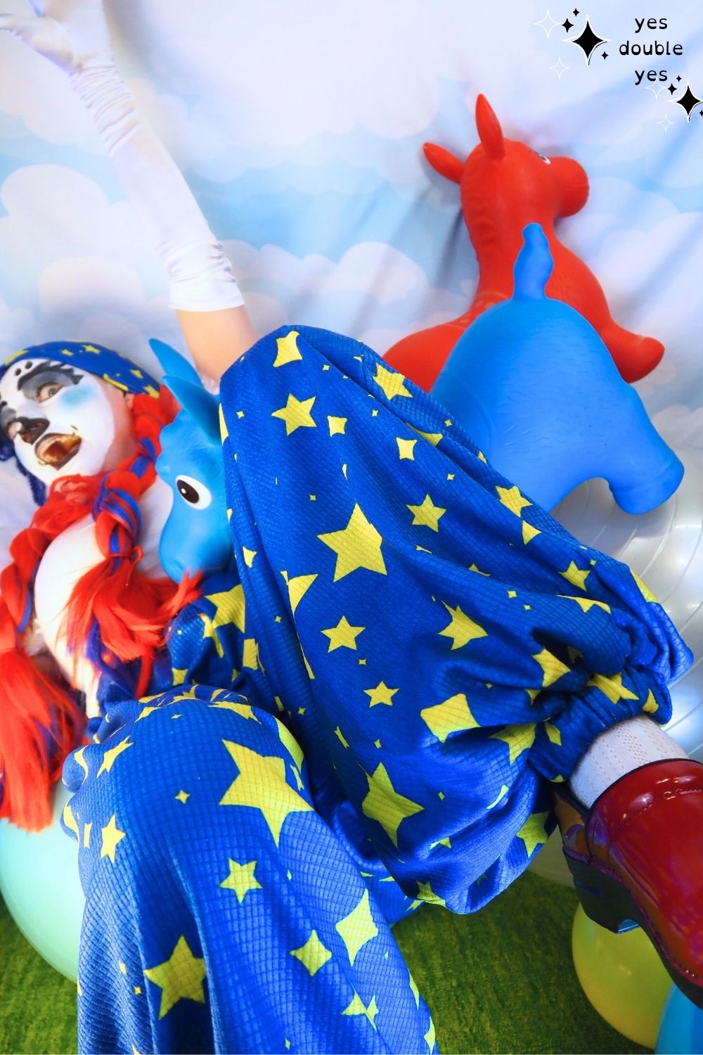 Night Stardust Clown Pantaloons