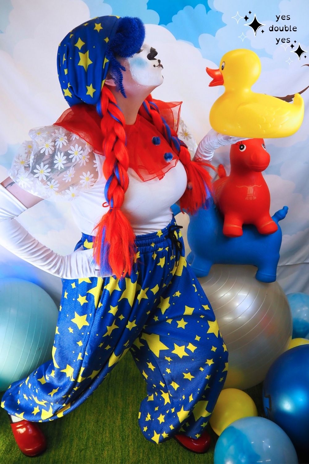 Night Stardust Clown Pantaloons