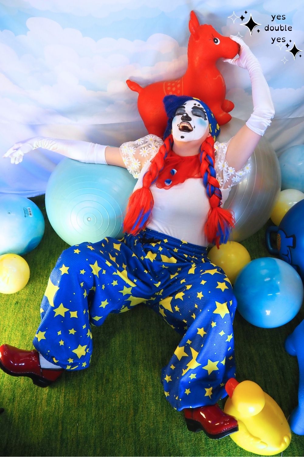 Night Stardust Clown Pantaloons