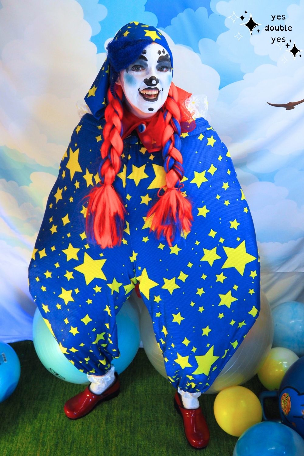 Night Stardust Clown Pantaloons