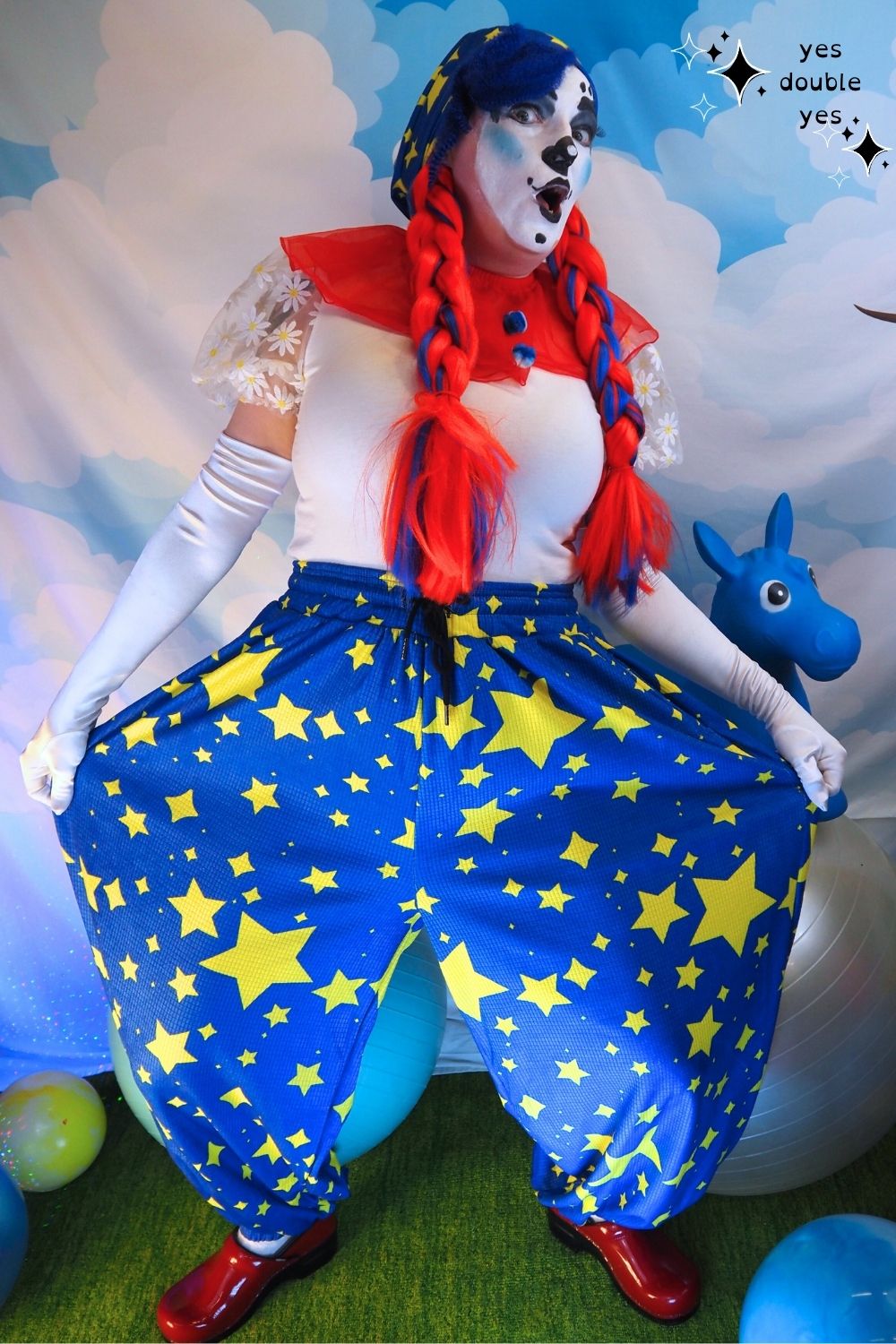 Night Stardust Clown Pantaloons