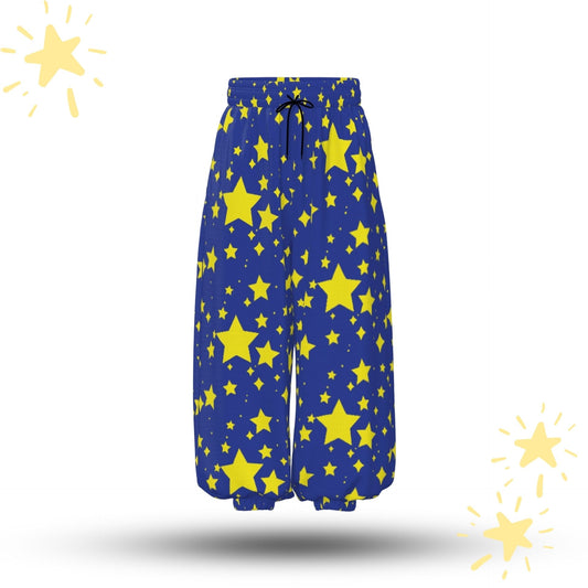 Night Stardust Jester Clown Pants Cooling Fabric