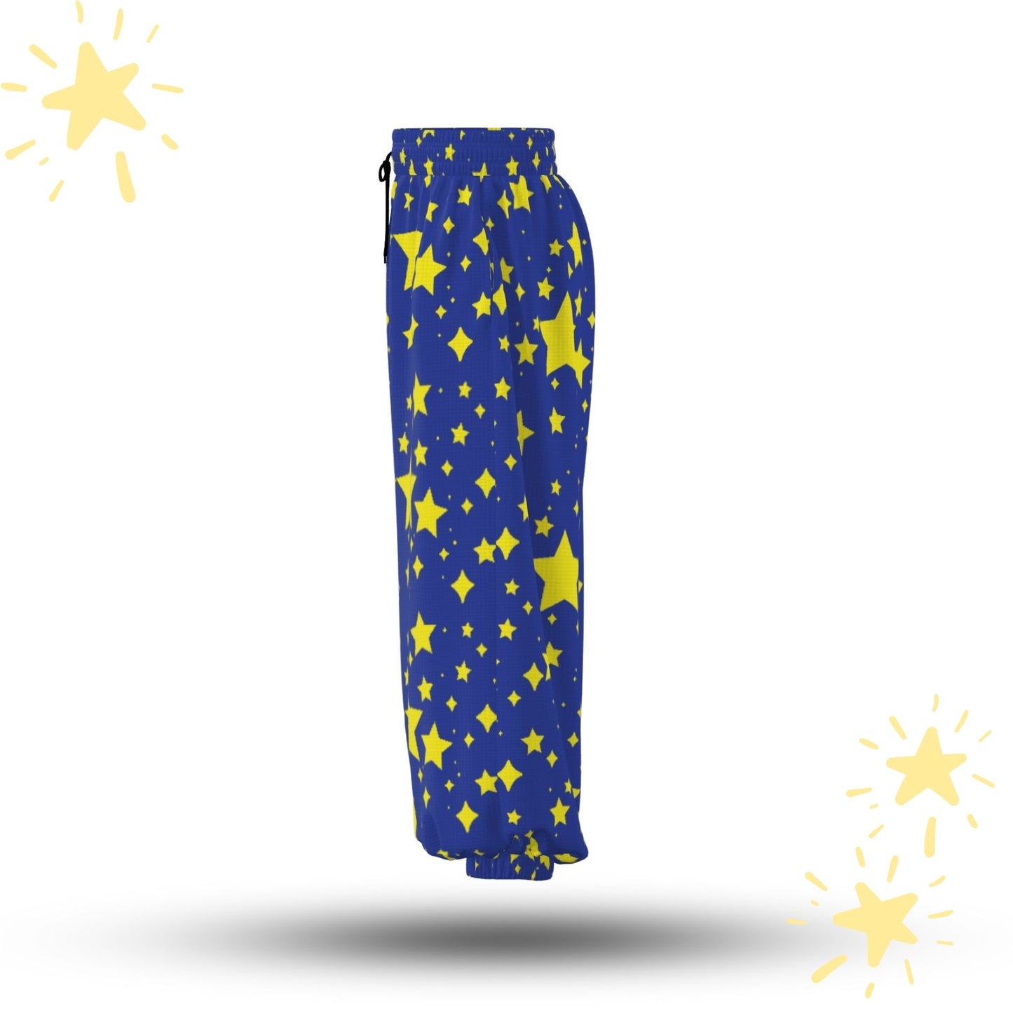 Night Stardust Jester Clown Pants Cooling Fabric