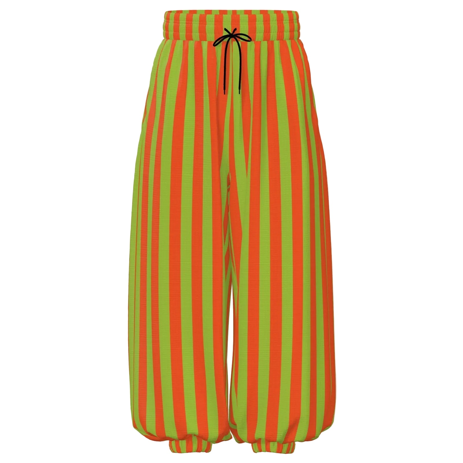 Orange Limeade Sport Waffle Clown Pants