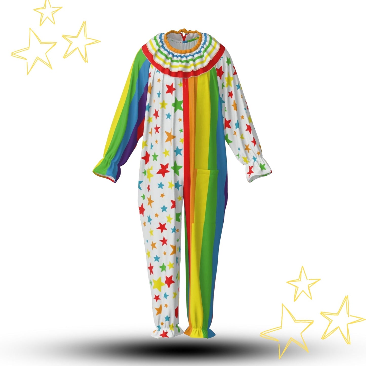 Party Poobah Pro Clown Suit w Pockets