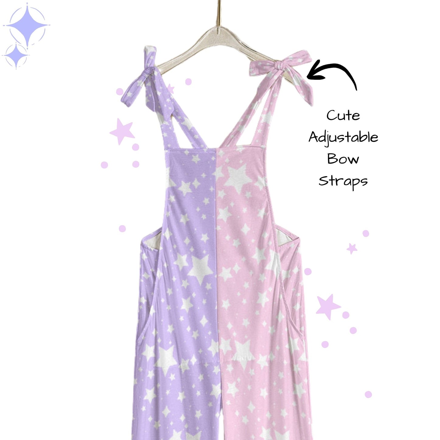Pastel Stardust Yume Kawaii Overalls