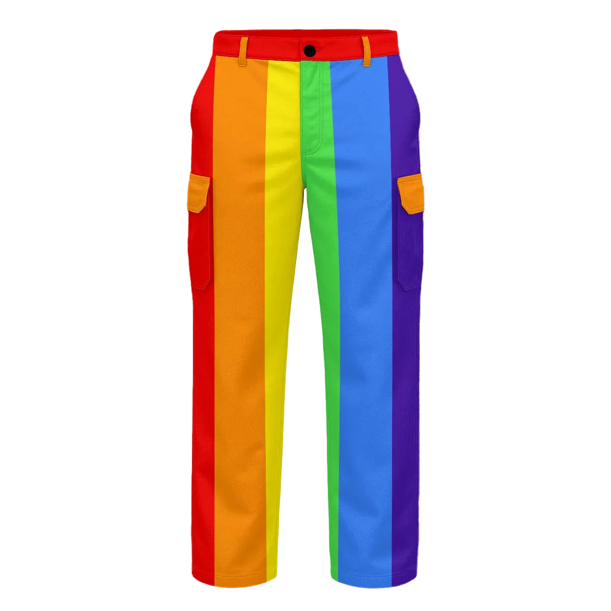 Phat Rainbow Cargo Trousers 