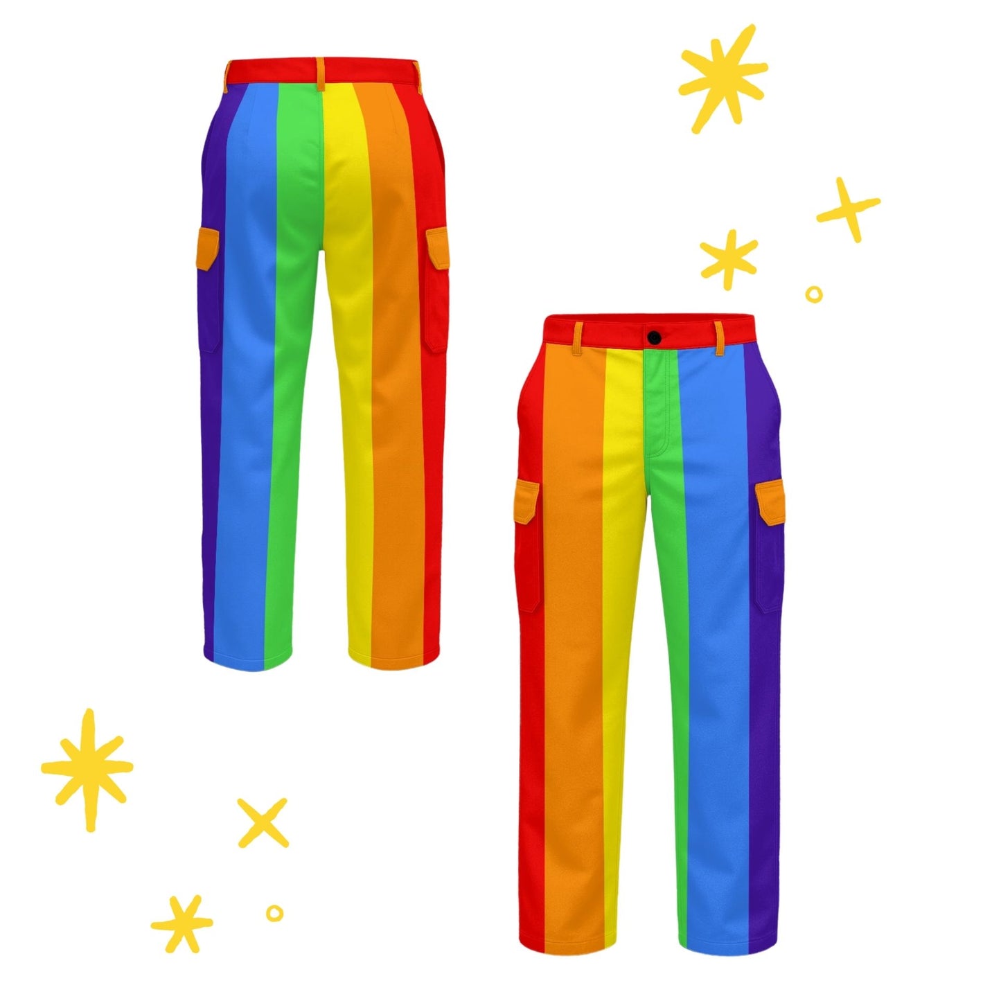 Rainbow Boss Cargo Trousers