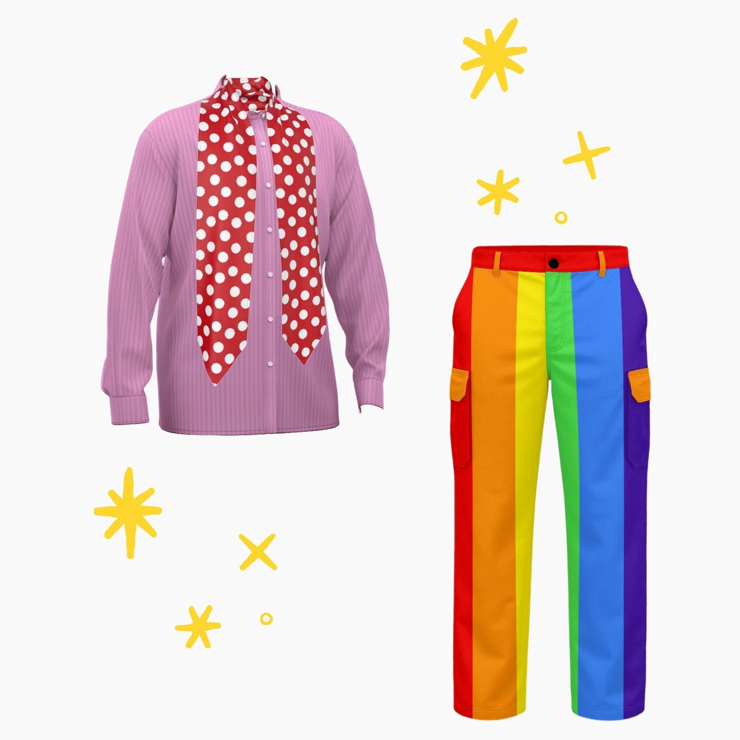 Rainbow Boss Cargo Trousers