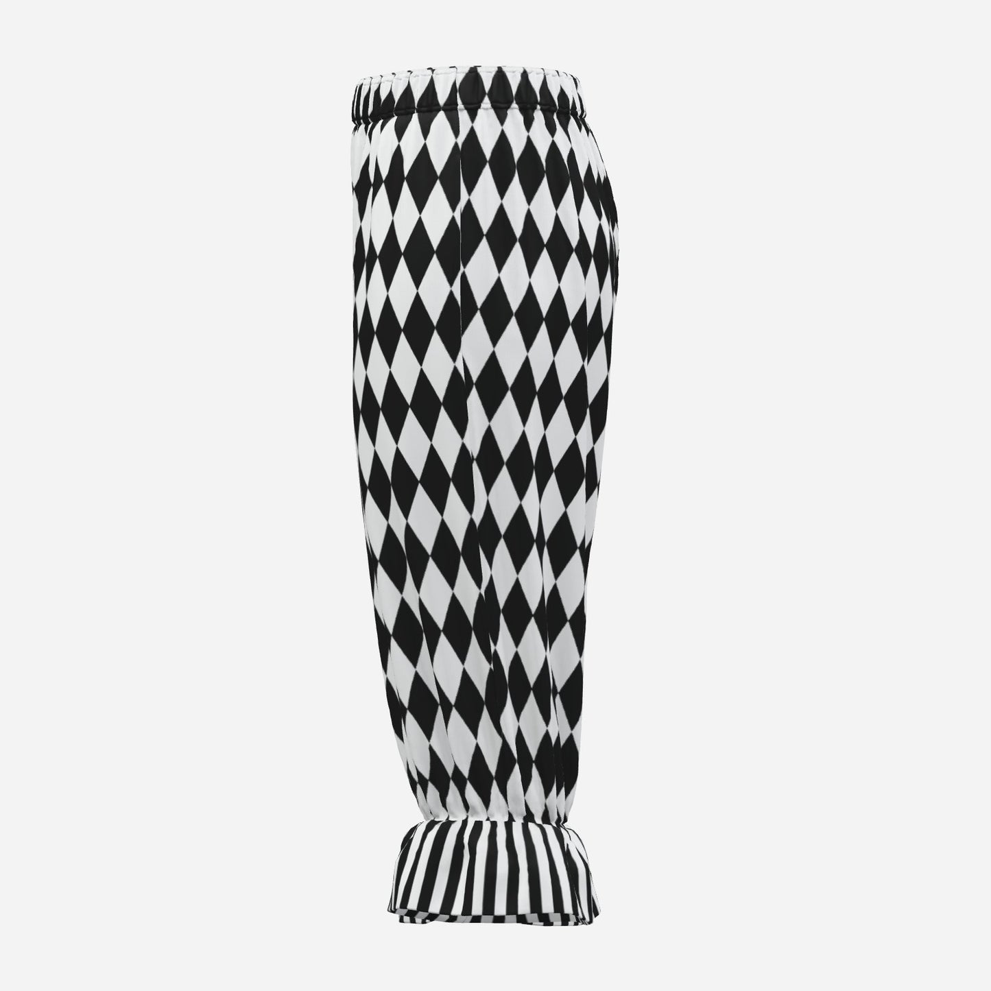 Pierrot Diamond Harlequin Ruffle Bloomers Clown Pants