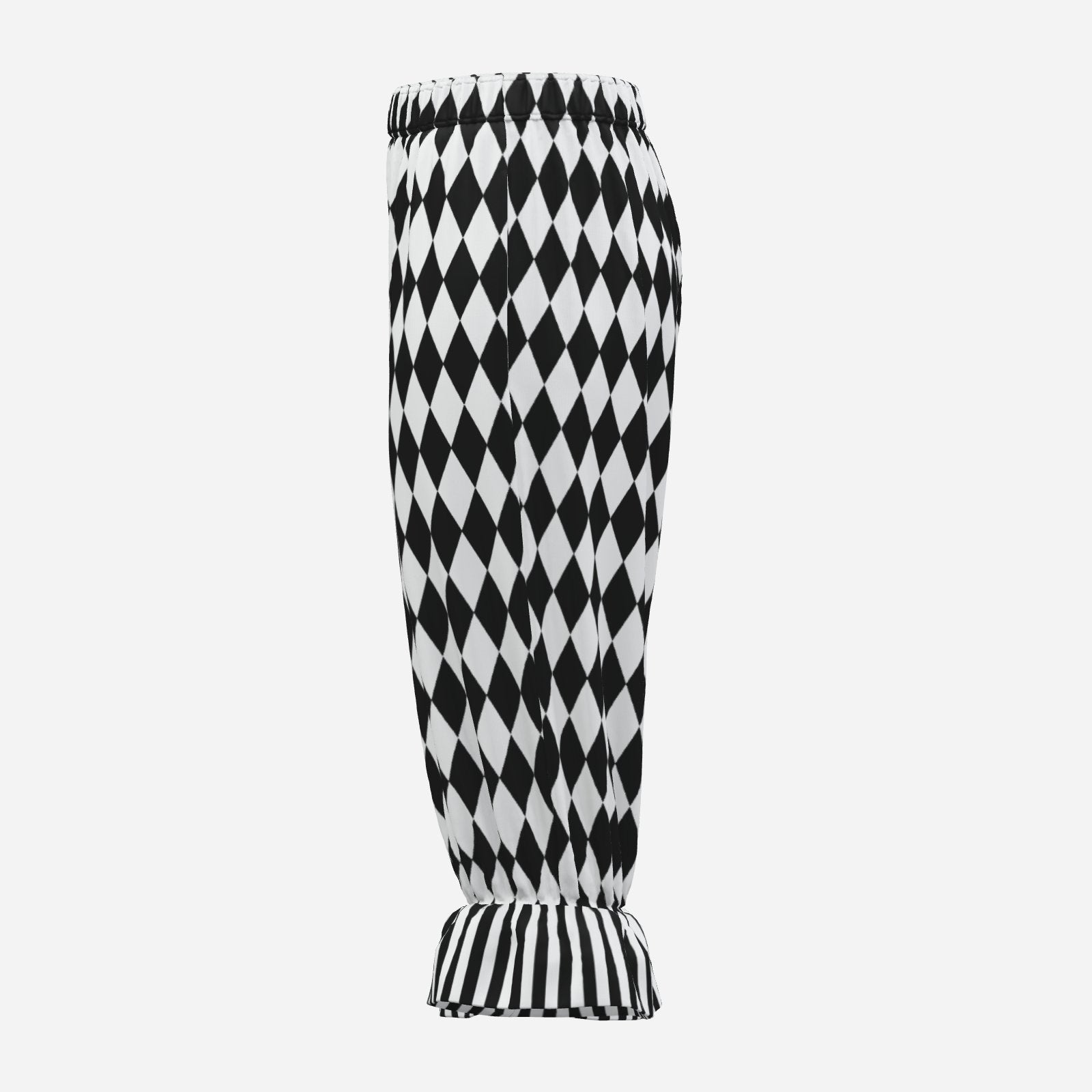 Pierrot Diamond Harlequin Ruffle Bloomers Clown Pants