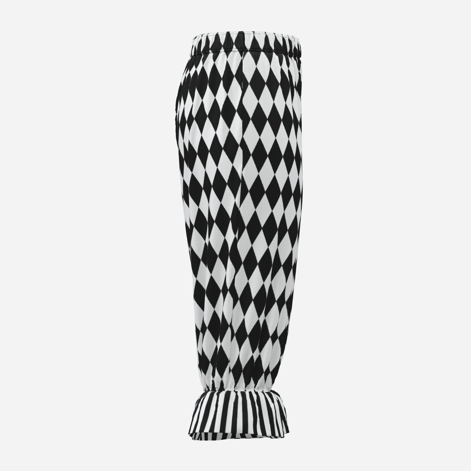 Pierrot Diamond Harlequin Ruffle Bloomers Clown Pants
