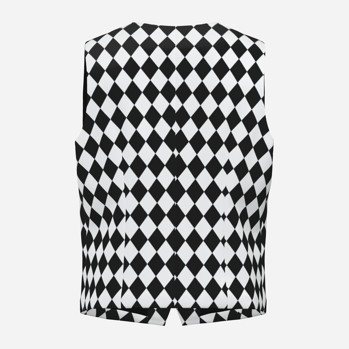 Harlequin Pierrot Jester Vest Mens Fancy Waistcoat