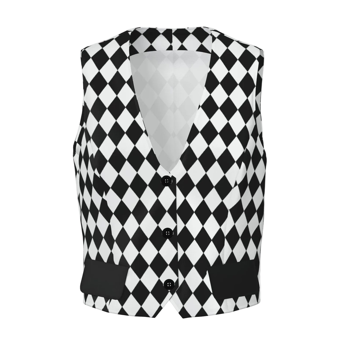 Pierrot Harlequin Womens Jester Vest