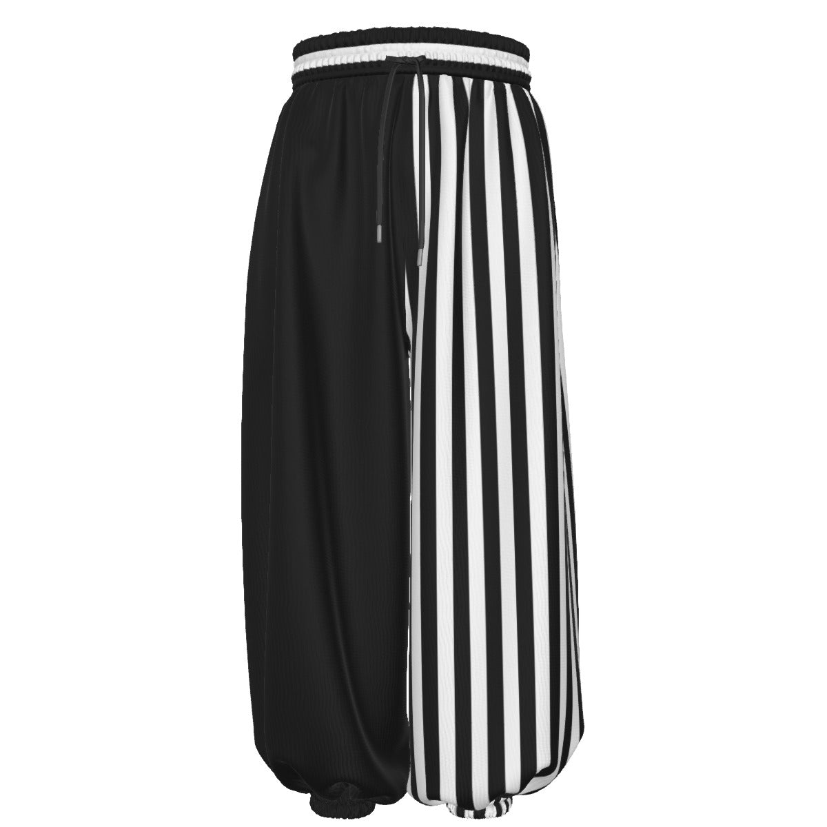 Pierrot Jester Split Stripe Clown Pants