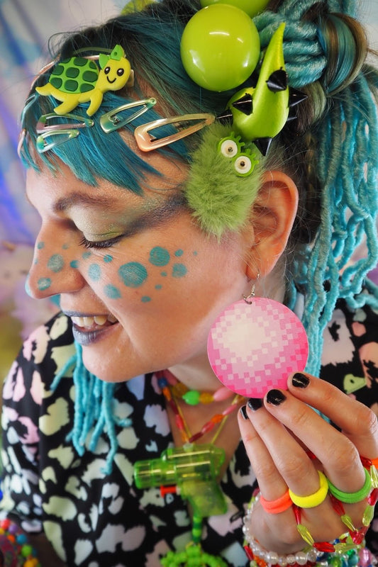 Pixel Princess Cosplay Earrings
