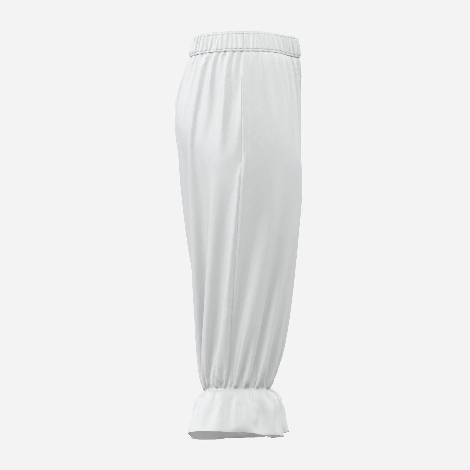 Plain white ruffle bloomers other side
