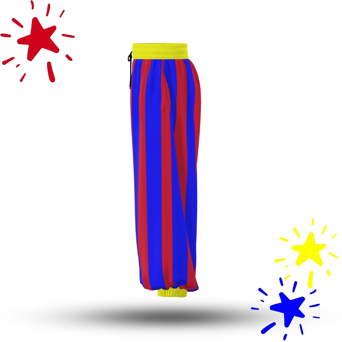 Primary Pal Jester Clownhose, rot-blau gestreift