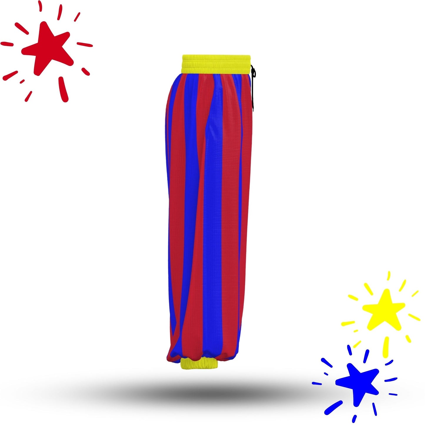 Primary Pal Jester Clownhose, rot-blau gestreift