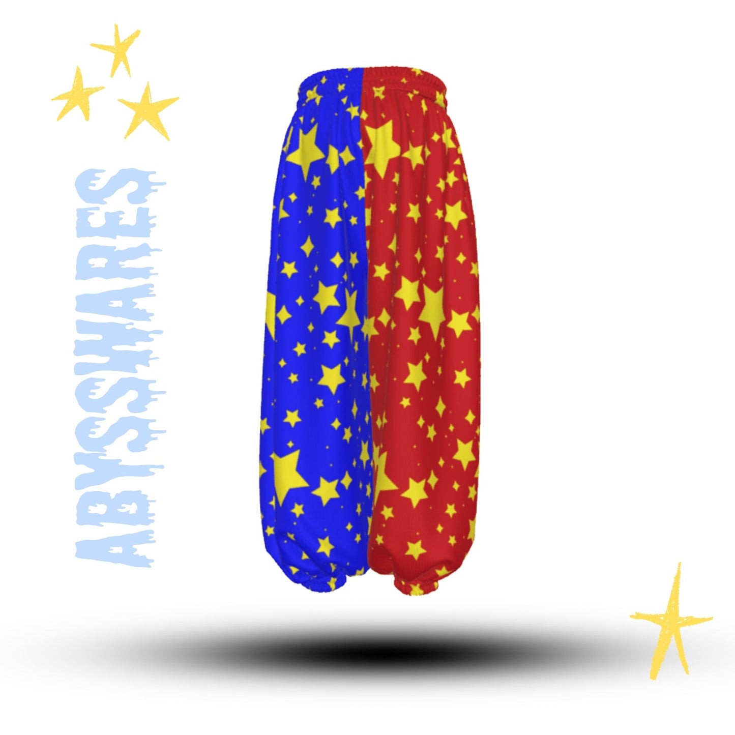 Primary Stardust Baggy Jester Clown Pants
