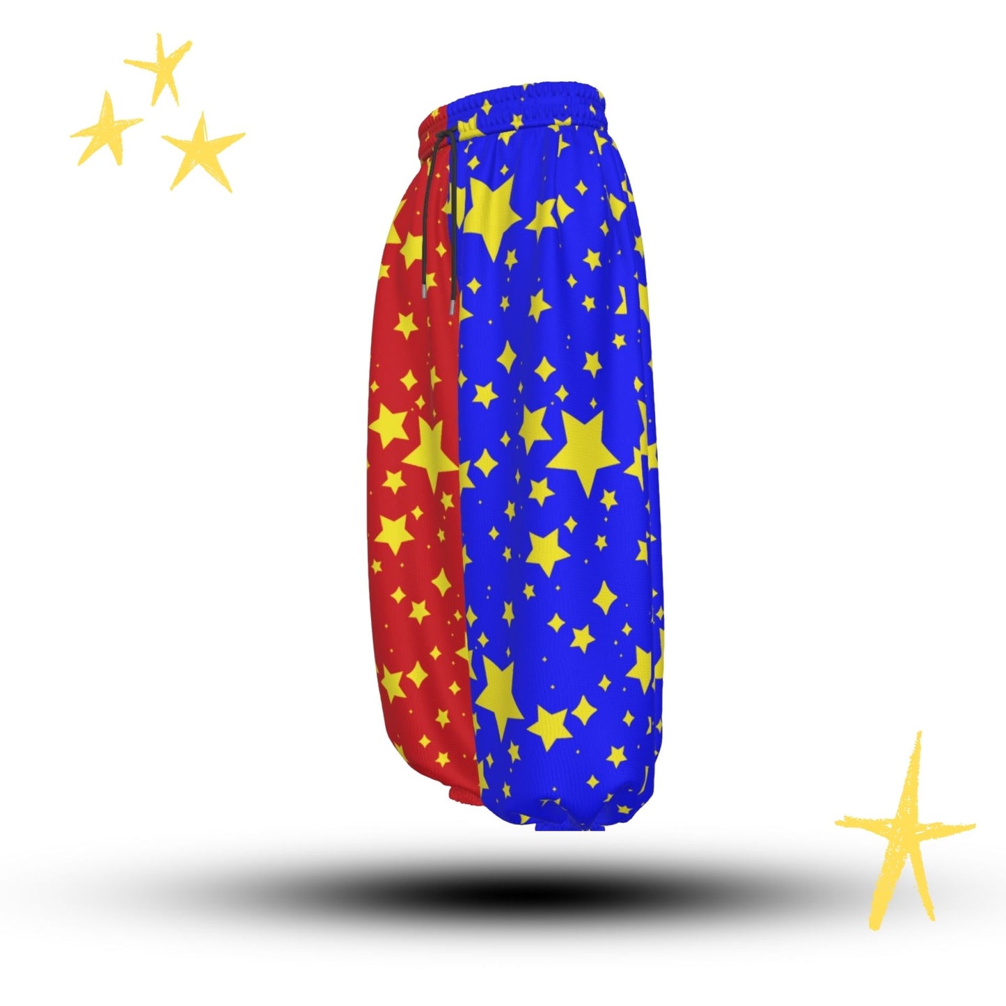 Primary Stardust Baggy Jester Clown Pants