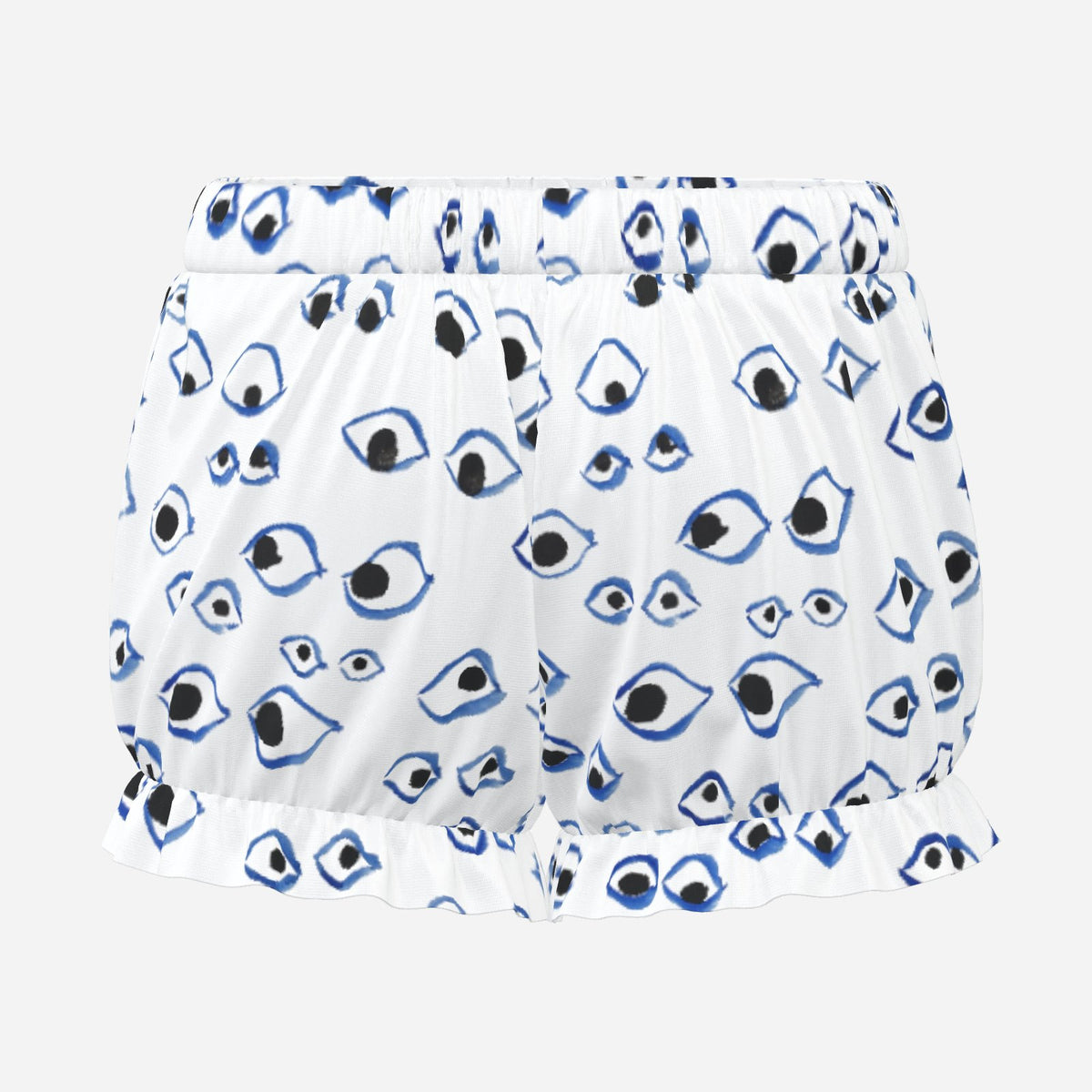 Pufflette Pants Not So Evil Eyes Puffy Clown Shorts Weird Jester Bloomers
