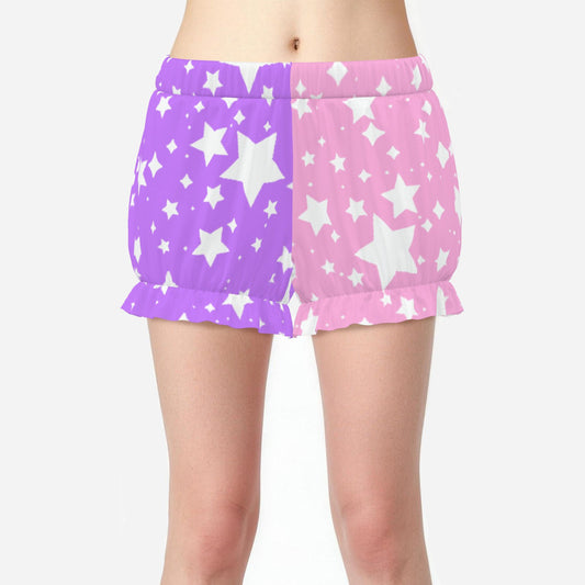 Pufflette Pants Yume Pastel Stardust Jester Bloomers Puffy Clown Shorts