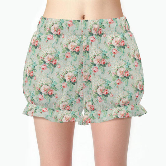 Pufflette Pants Rose n Bows Jester Bloomers Ruffle Clown Shorts