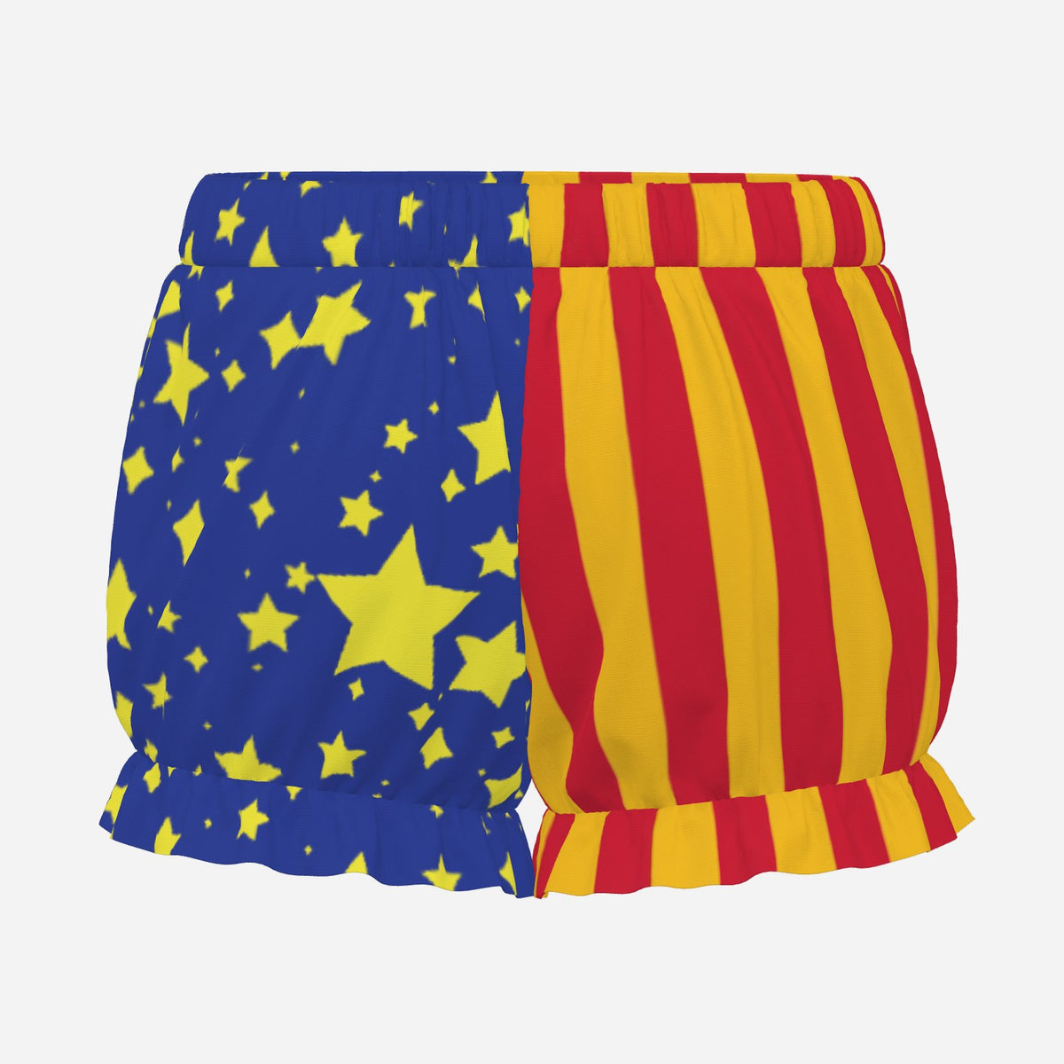 Pufflette Pants Sun Stripe Night Stardust Ruffle Jester Bloomer Clown Shorts